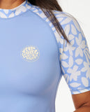 Rip Curl Holiday Tropics UPF50+ Short Sleeve Rash Vest