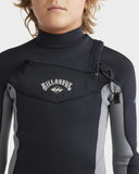 Billabong  3/2mm Absolute Natural Chest Zip Steamer Wetsuit Boys 6-16