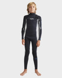 Billabong  3/2mm Absolute Natural Chest Zip Steamer Wetsuit Boys 6-16