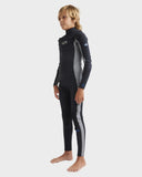Billabong  3/2mm Absolute Natural Chest Zip Steamer Wetsuit Boys 6-16