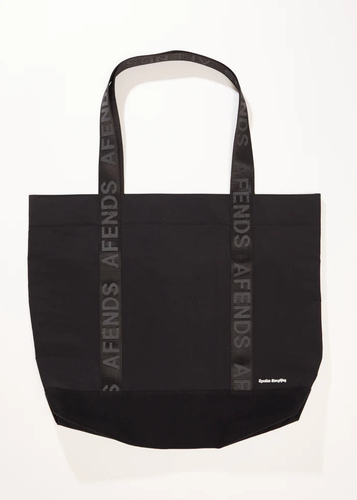Afends Outline Recycled Oversized Tote Bag Black – Tsunami Surfer