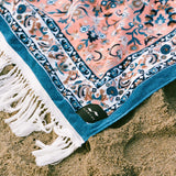 Slowtides Haven Beach Towel Guava