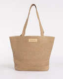 Rusty Gisele Straw Beach Bag