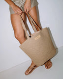 Rusty Gisele Straw Beach Bag