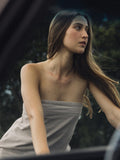 Thrills Miramar Colby Strapless Dress Stone