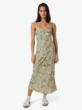 Thrills Amoroso Bias Dress Silver Ash