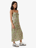 Thrills Amoroso Bias Dress Silver Ash