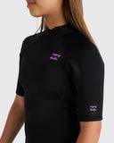 Billabong 2/2mm Foil Back Zip Springsuit Girls 6-14