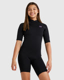Billabong 2/2mm Foil Back Zip Springsuit Girls 6-14