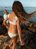 Roxy Hawaiian Spirit Bralette Two-Piece Bikini Set Girls 2-7