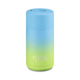 Frank Green 355ml/12oz Gradient Ceramic Reusable Cup - Sky Blue/Pistachio Green