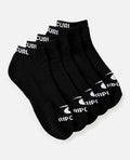 Rip Curl Brand Ankle Sock 5 Pack