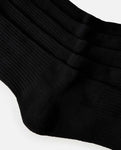 Rip Curl Brand Crew Sock 5 Pack