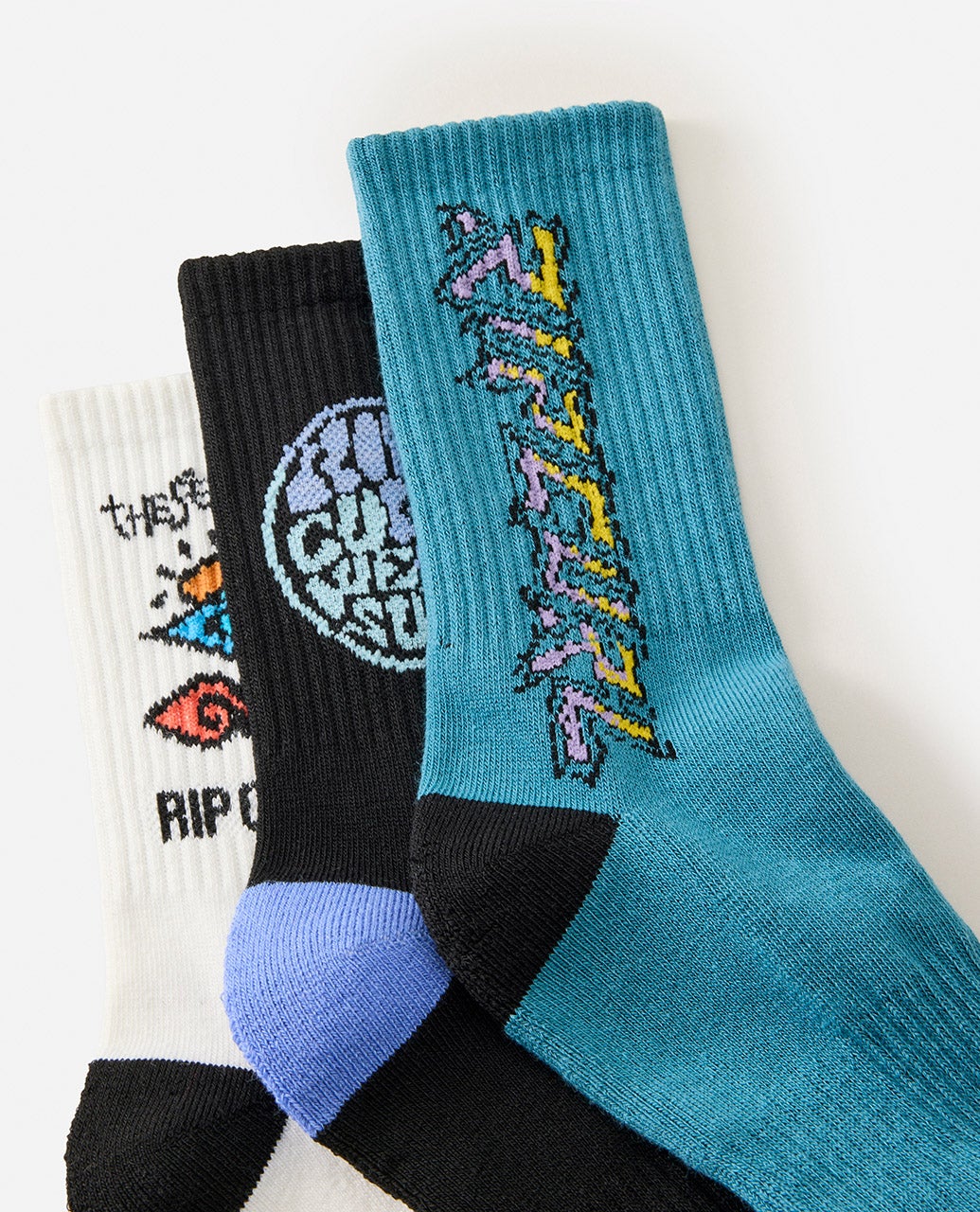 Rip Curl  Logo Crew Sock 3-Pack Boys
