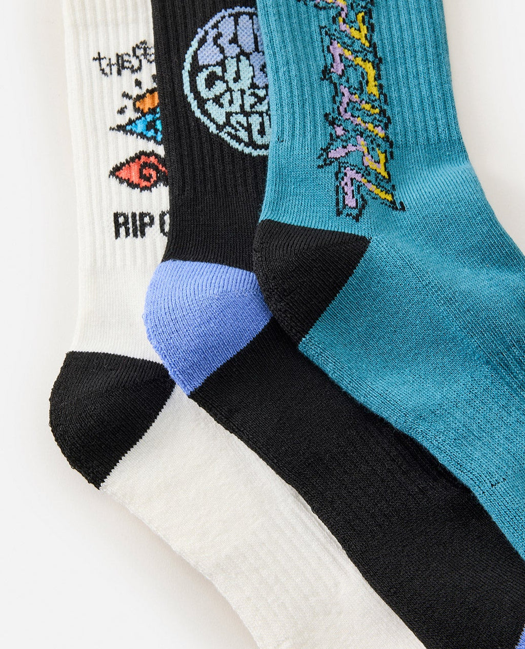 Rip Curl  Logo Crew Sock 3-Pack Boys