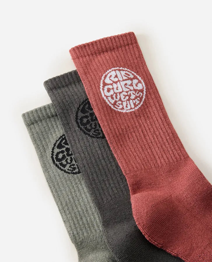 Rip Curl Wetty Crew Sock 3 Pack