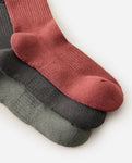 Rip Curl Wetty Crew Sock 3 Pack