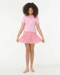 Rip Curl Sunset Check Skort Girls