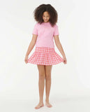 Rip Curl Sunset Check Skort Girls