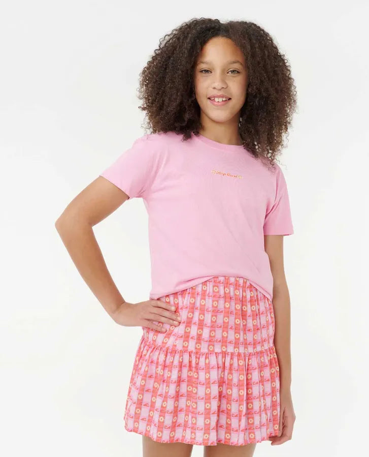 Rip Curl Sunset Check Skort Girls