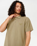 Fade Out Embroid Polo Shirt