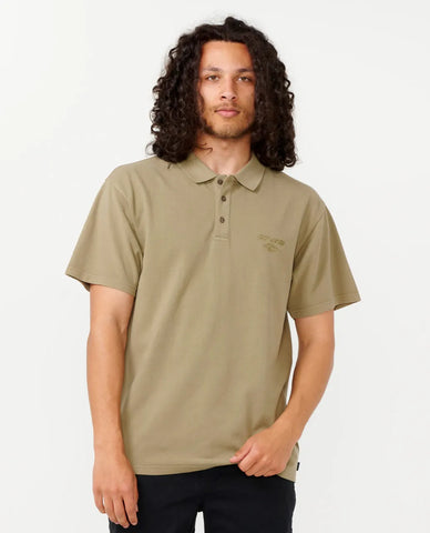 Fade Out Embroid Polo Shirt