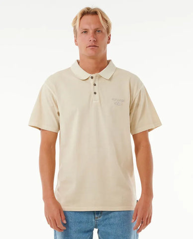 Fade Out Embroid Polo Shirt