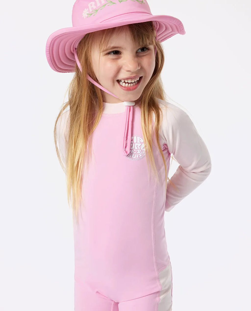 Rip Curl Icons UV Brushed Surf Suit Girls 1-8 years