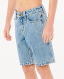 Rip Curl Hyped Up 20" Denim Walkshort (8-16 years)