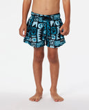 Surf Geo Volley Boardshorts Boys 1-8 years