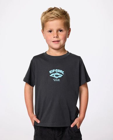 Rip Curl Wave Dayz Logo Tee Boys (1-8 years)