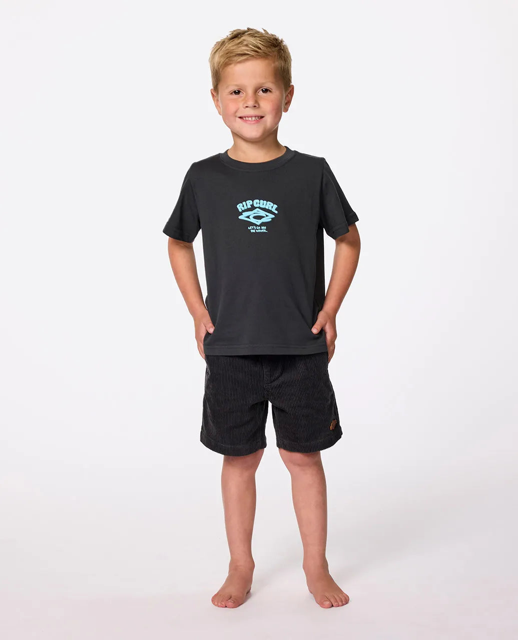 Rip Curl Wave Dayz Logo Tee Boys (1-8 years)