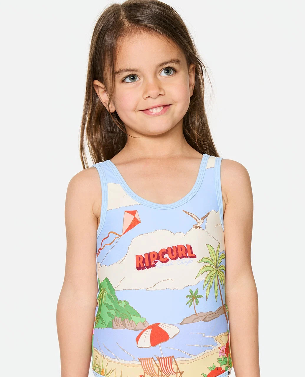 Rip Curl Road Trip One Piece Swimsuit - Kids