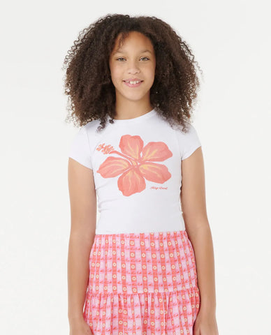 Rip Curl Hibiscus Tee Girls (8-16 years)