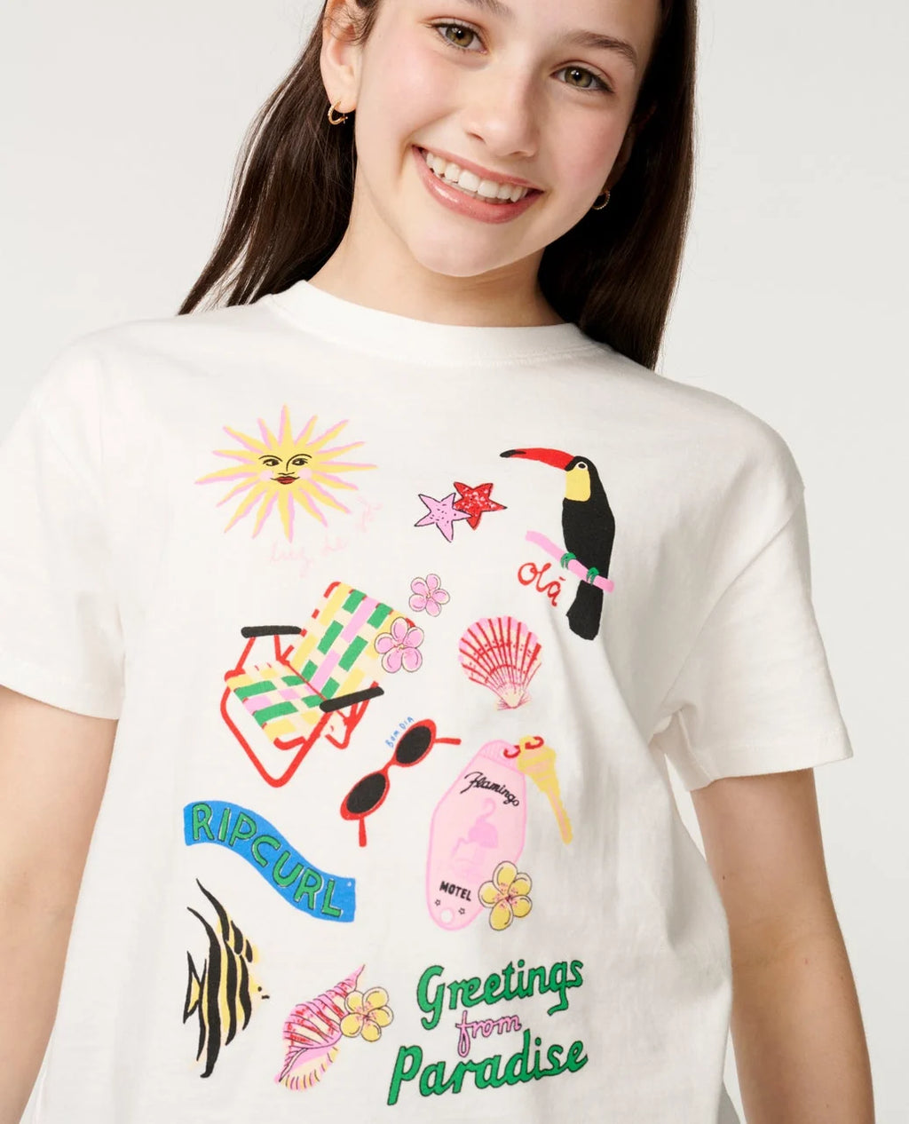 Rip Curl Island Time Band Tee - Kids