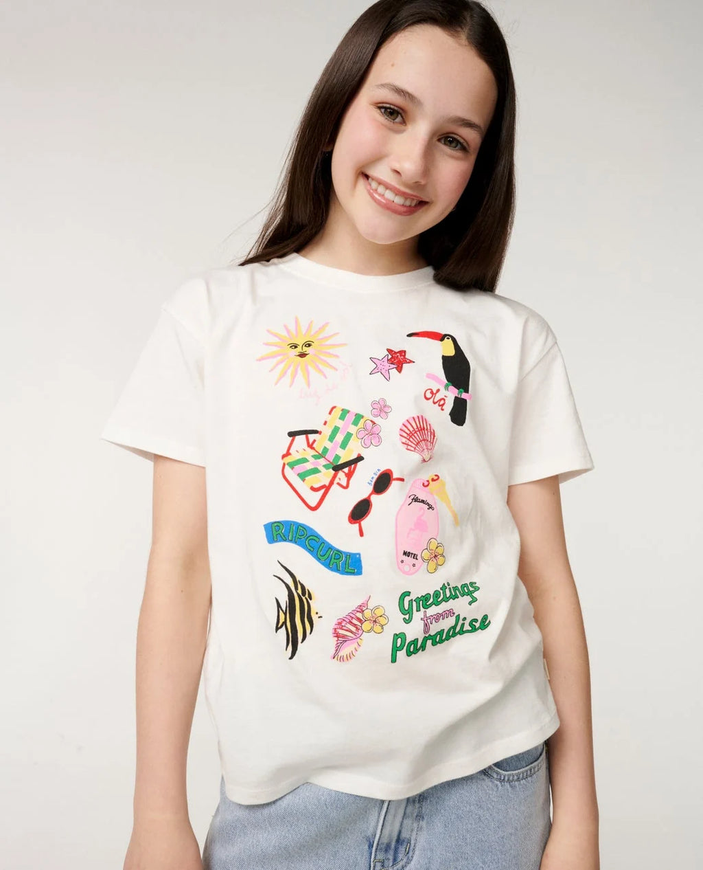 Rip Curl Island Time Band Tee - Kids