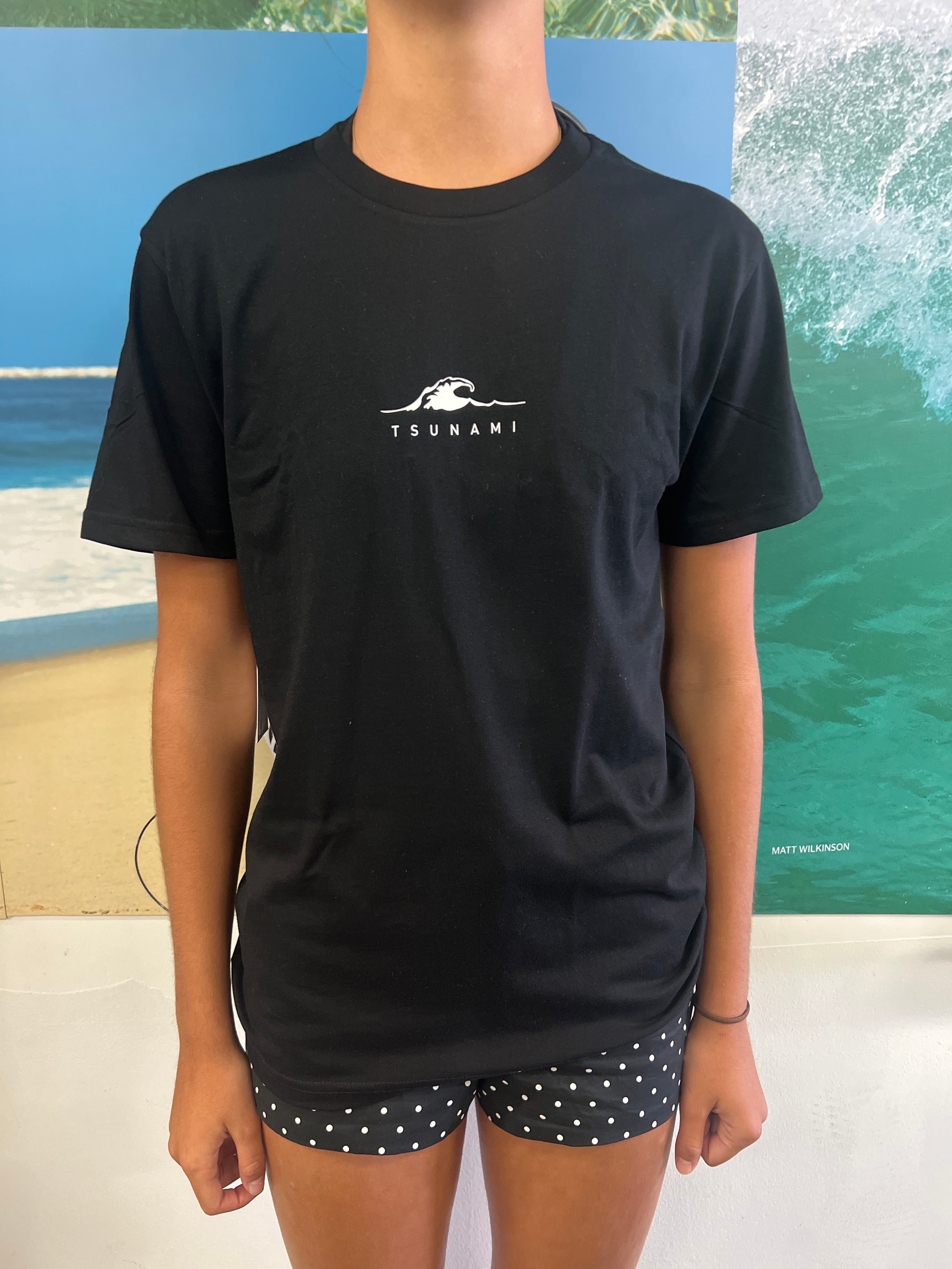 Tsunami Ocean Runner T-Shirt Black