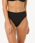 Rip Curl Premium Surf Retro High Good Coverage Bikini Bottom