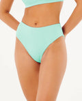 Rip Curl Premium Surf Retro High Good Coverage Bikini Bottom