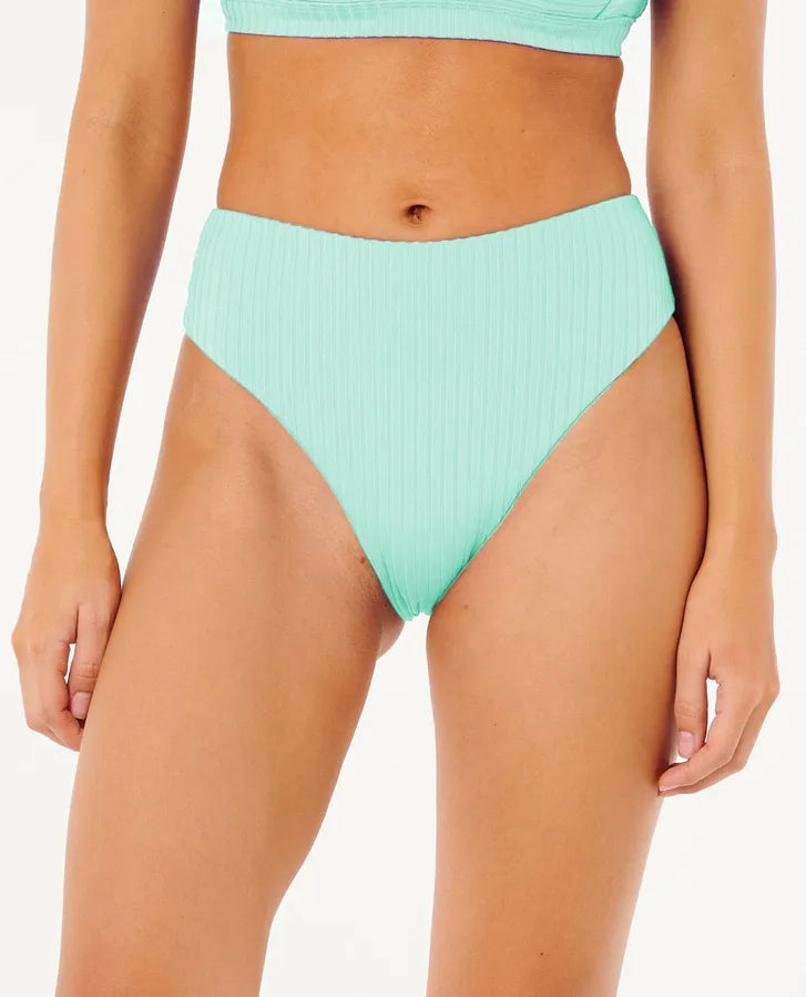 Rip Curl Premium Surf Retro High Good Coverage Bikini Bottom