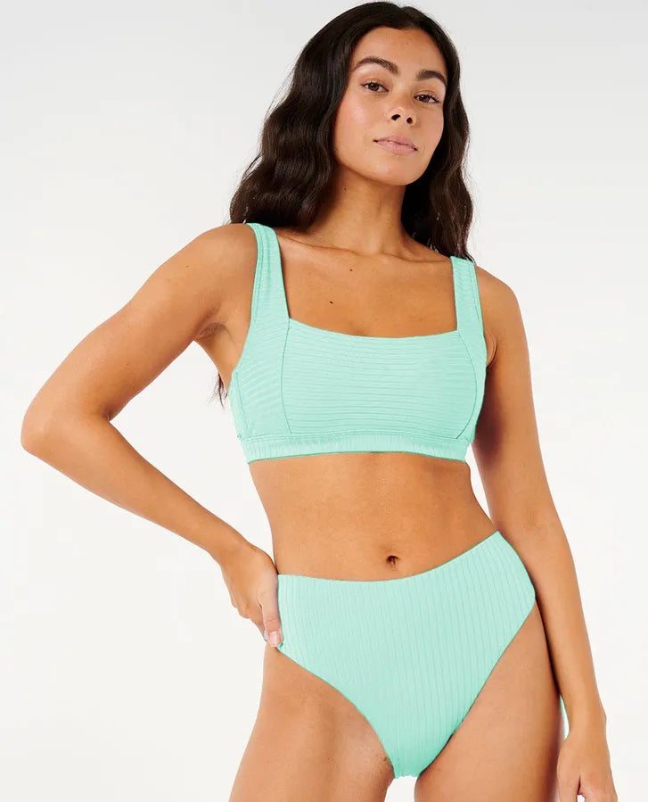Rip Curl Premium Surf Retro High Good Coverage Bikini Bottom