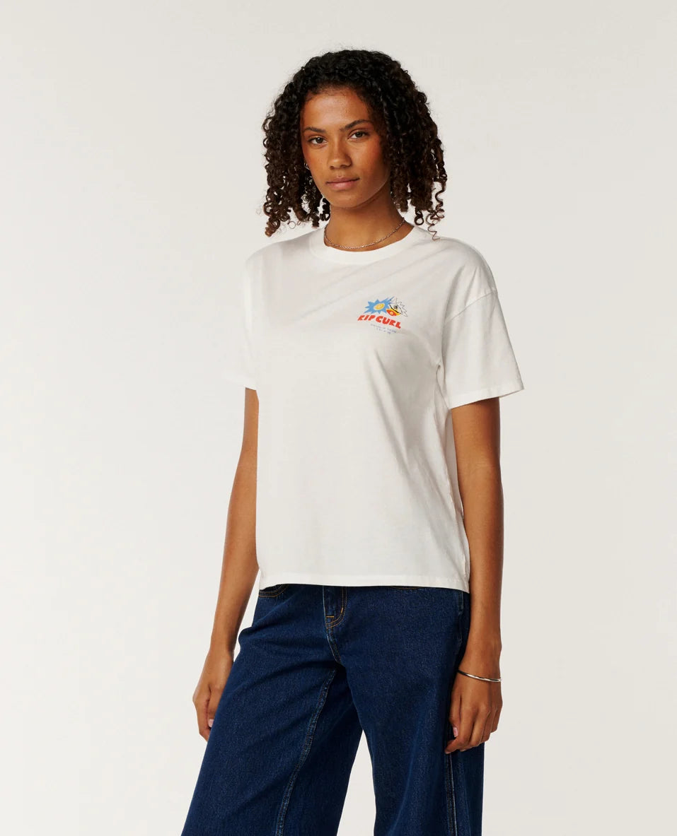 Rip Curl Nova Era Relaxed Tee Bone