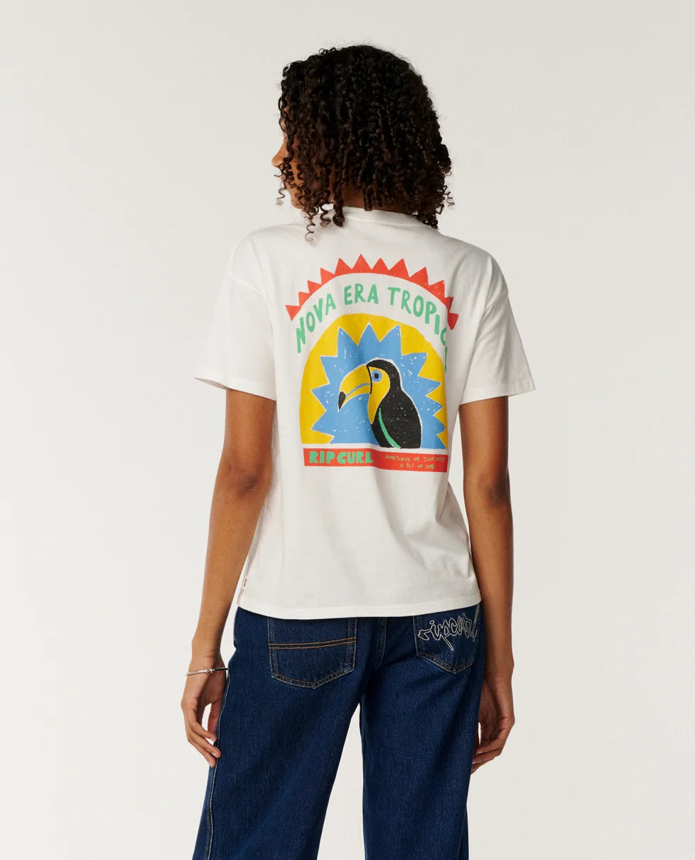 Rip Curl Nova Era Relaxed Tee Bone