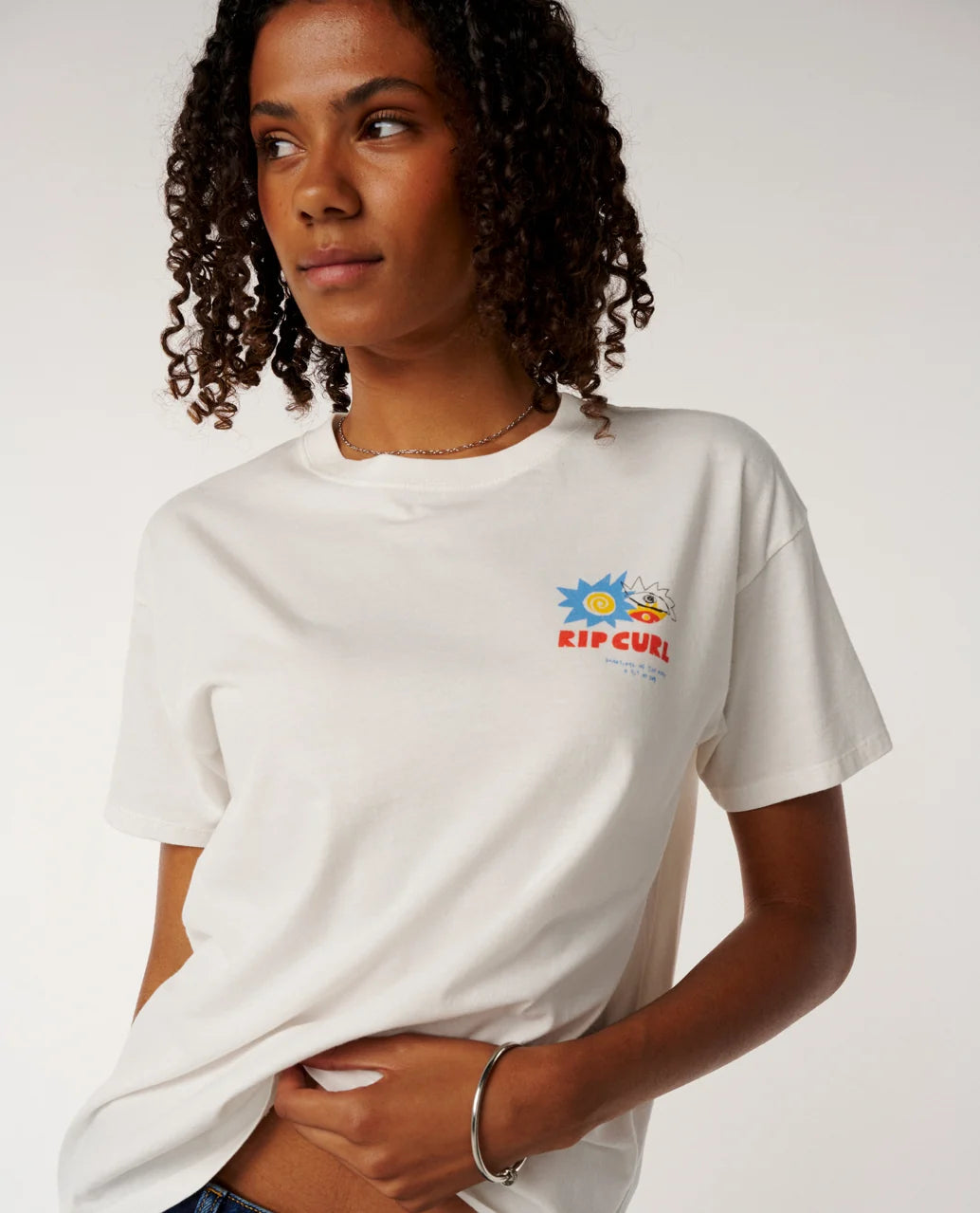 Rip Curl Nova Era Relaxed Tee Bone