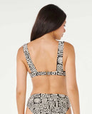 Rip Curl Sunset Jacquard Deep V Bikini Top