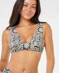 Rip Curl Sunset Jacquard Deep V Bikini Top