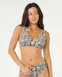 Rip Curl Sunset Jacquard Deep V Bikini Top