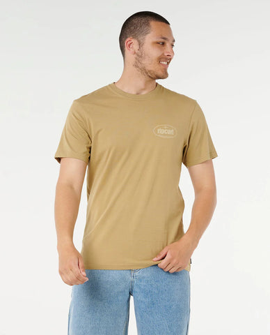 Rip Curl Everyday Tee Dark Khaki