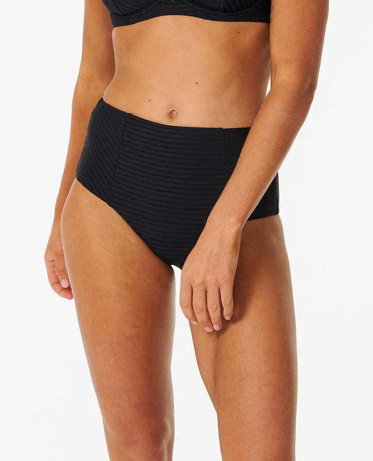 Rip Curl Premium Surf High Waist Good Coverage Bikini Bottoms