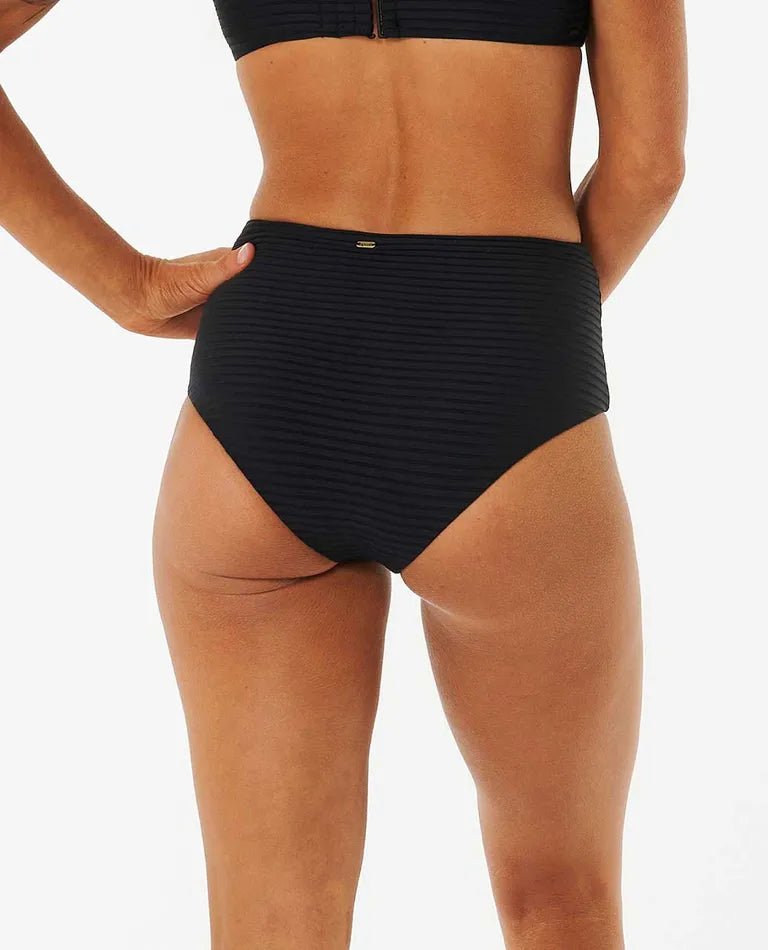 Rip Curl Premium Surf High Waist Good Coverage Bikini Bottoms